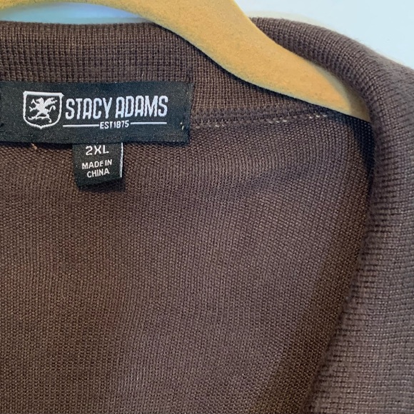 Stacy Adams Geo Cardigan Sweater 2XL - Picture 7 of 9